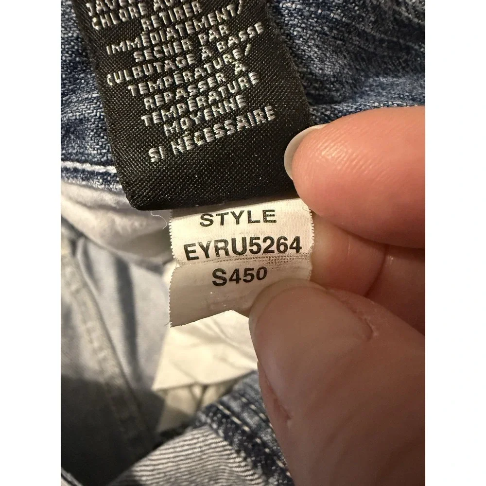 ENYCE Jeans Men's 42x31 Raw Hem Y2K 90's Denim Baggy Wide Leg Skater Grunge